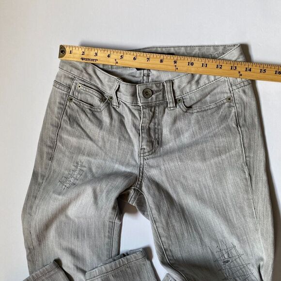 Vintage 90s Calvin Klein Denim Pants Light Wash High‎ Rise Jeans Size 27/4 - Picture 10 of 14